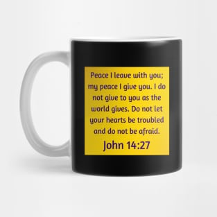 Bible Verse John 14:27 Mug